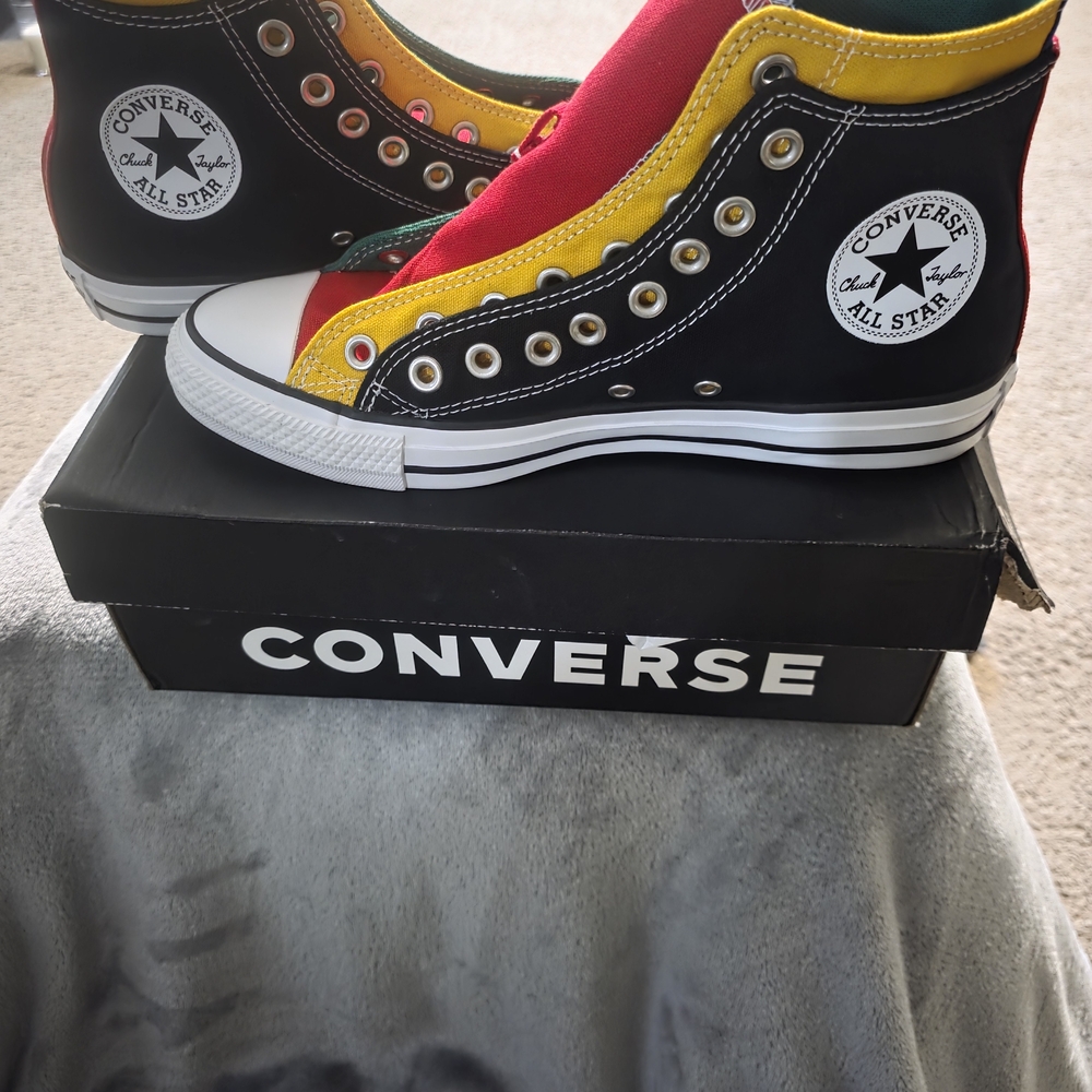 Converse Multicolor High-Top Sneakers